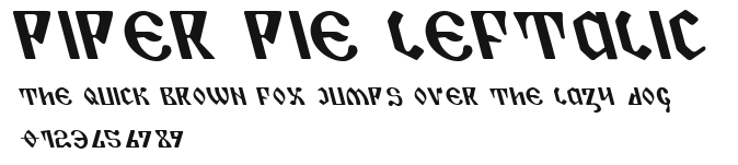 Piper Pie Leftalic Preview