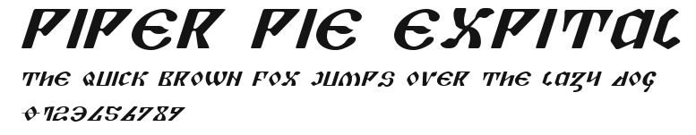 Piper Pie ExpItal Preview