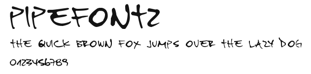 PipeFont2 Preview