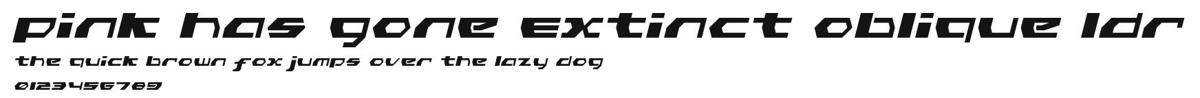 Pink Has Gone Extinct Oblique LDR Preview