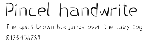 Pincel handwrite Preview