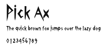 Pick Ax Preview