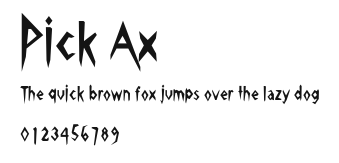 Pick Ax Preview