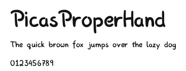 PicasProperHand Preview
