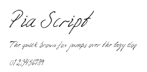 Pia Script Preview