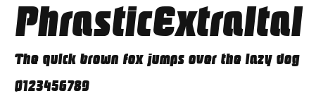 PhrasticExtraItal Preview