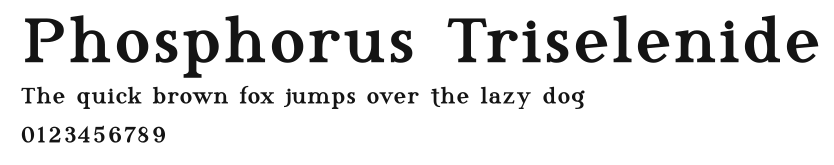 Phosphorus Triselenide Preview