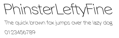 PhinsterLeftyFine Preview