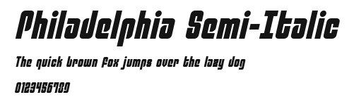 Philadelphia Semi-Italic Preview