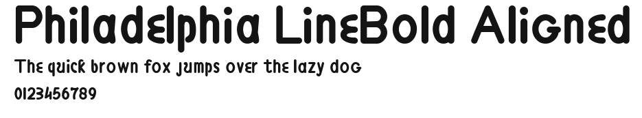 Philadelphia LineBold Aligned Preview