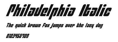 Philadelphia Italic Preview