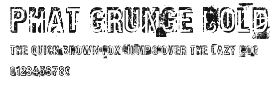 Phat Grunge Bold Preview