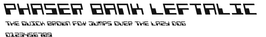 Phaser Bank Leftalic Preview