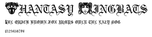 Phantasy Dingbats Preview