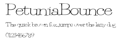 PetuniaBounce Preview