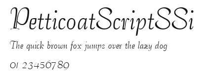 PetticoatScriptSSi Preview