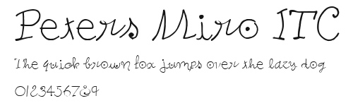 Peters Miro ITC Preview