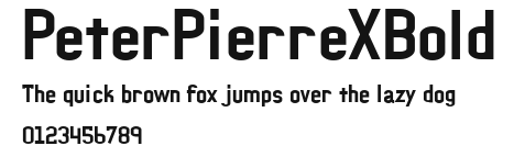 PeterPierreXBold Preview