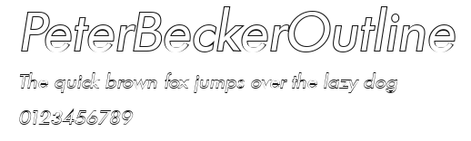 PeterBeckerOutline Preview