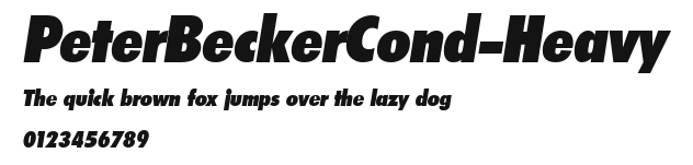 PeterBeckerCond-Heavy Preview