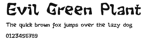 Evil Green Plant Preview