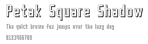 Petak Square Shadow Preview