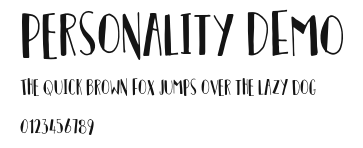 Personality DEMO Preview