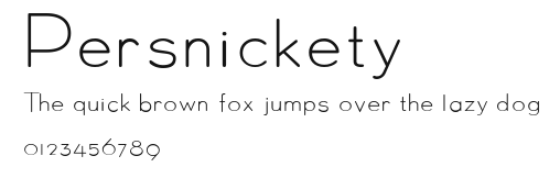 Persnickety Preview