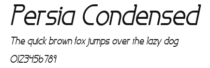 Persia Condensed Preview