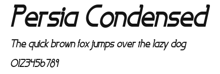 Persia Condensed Preview