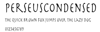 PerseusCondensed Preview