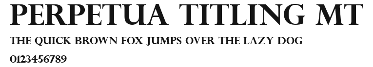 Perpetua Titling MT Preview