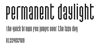 Permanent daylight Preview