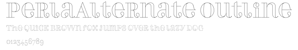 PerlaAlternate Outline Preview