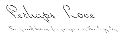 Perhaps Love Preview