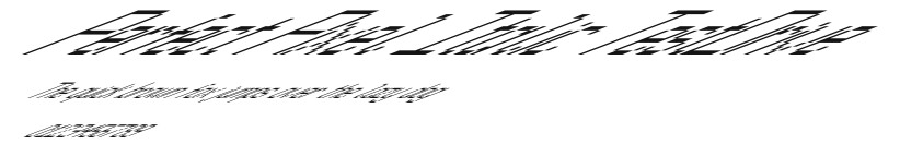 Perfect Pixel Italic TestDrive Preview