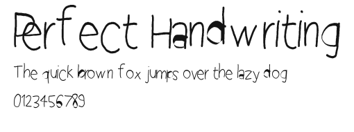 Perfect Handwriting Preview