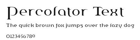 Percolator Text Preview