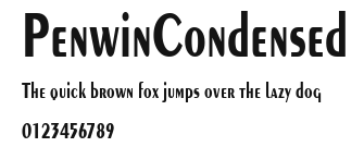 PenwinCondensed Preview