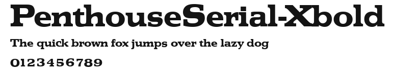 PenthouseSerial-Xbold Preview