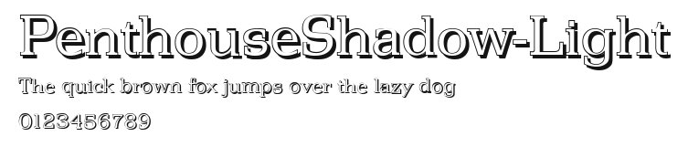 PenthouseShadow-Light Preview