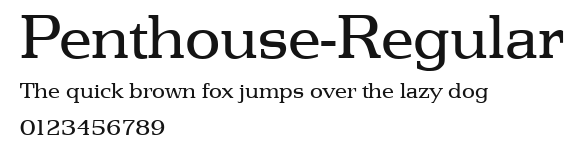 Penthouse-Regular Preview