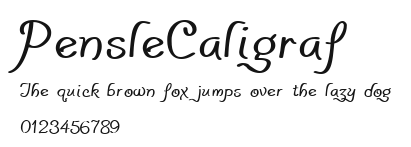 PensleCaligraf Preview