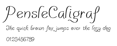 PensleCaligraf Preview