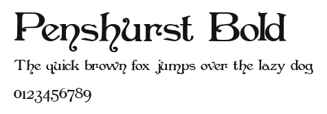 Penshurst Bold Preview