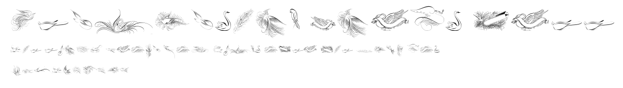 Penmanship Birds Free Preview