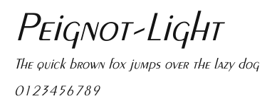 Peignot-Light Preview