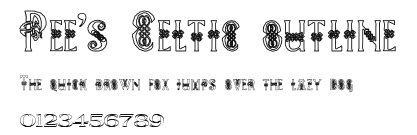 Pee's Celtic outline Preview