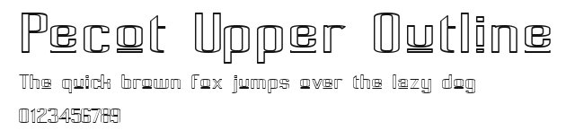 Pecot Upper Outline Preview