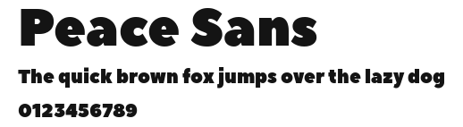 Peace Sans Preview